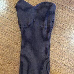 DISSH Ribbed Black Tank Top